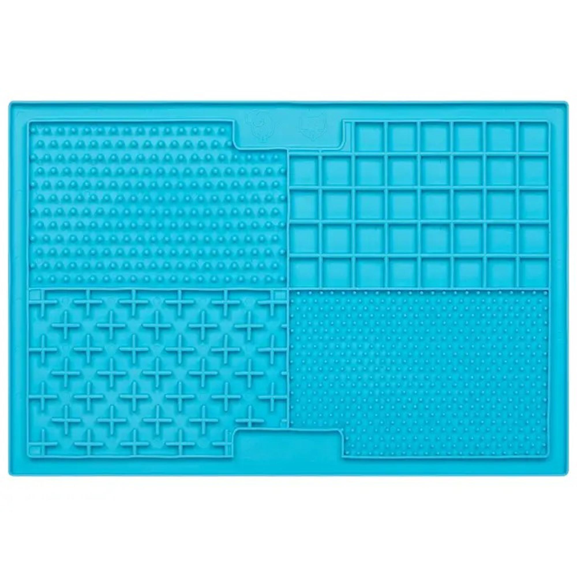 LickiMat Quattro Multi Pattern - Turquoise