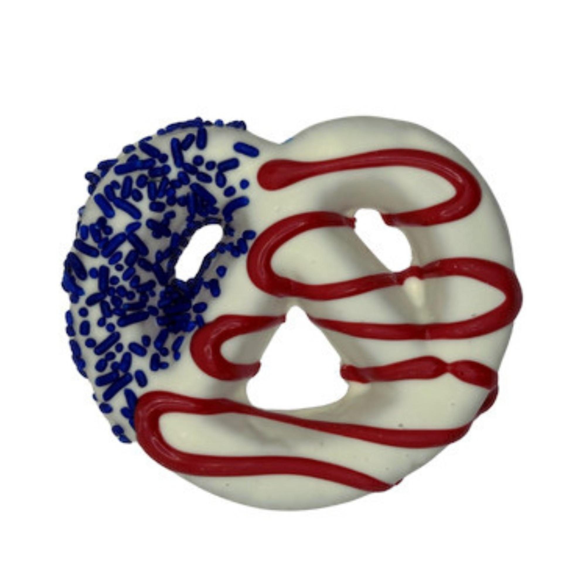 Patriotic Pretzel Cookie