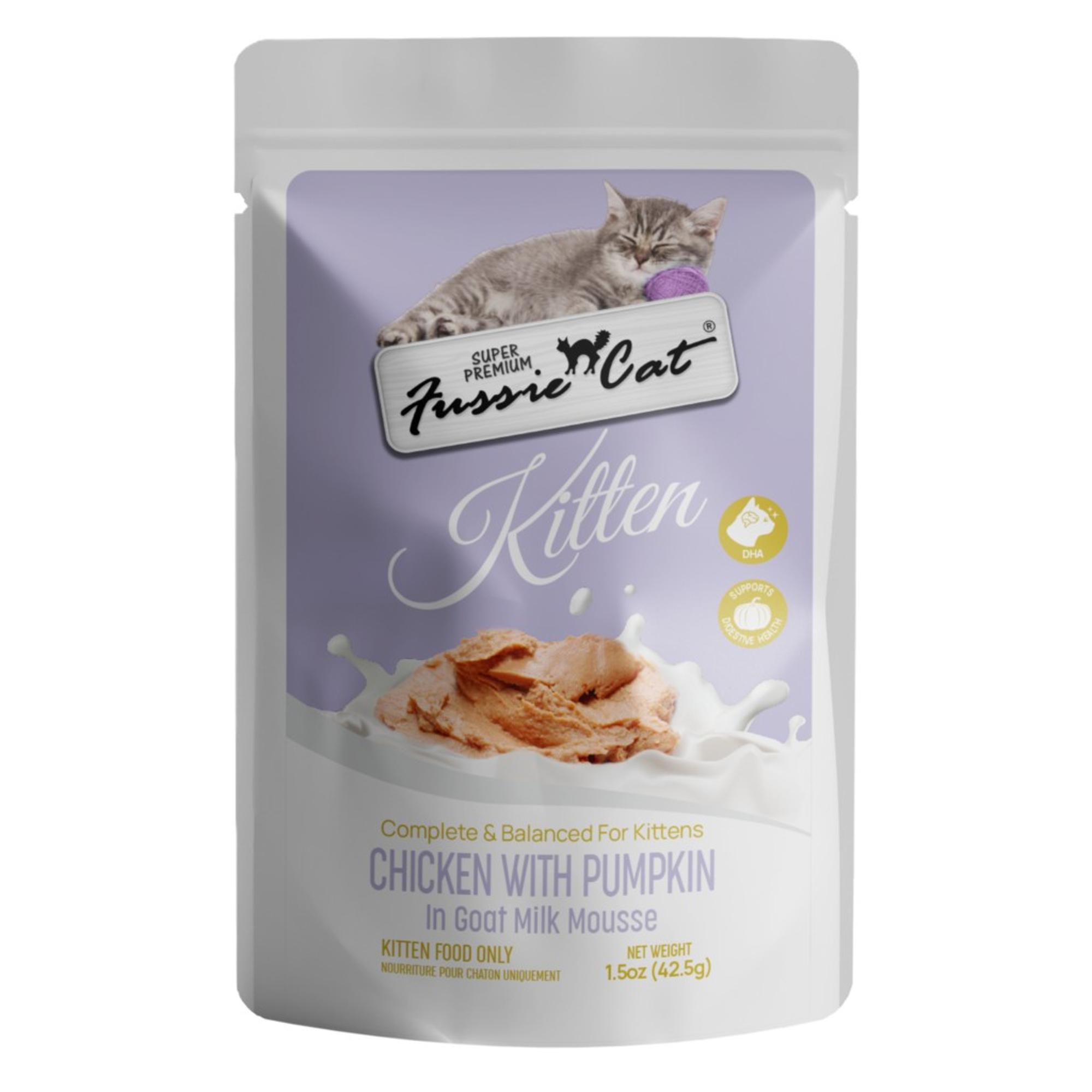 Chicken with Pumpkin in Goat Milk Mousse Kitten Recipe