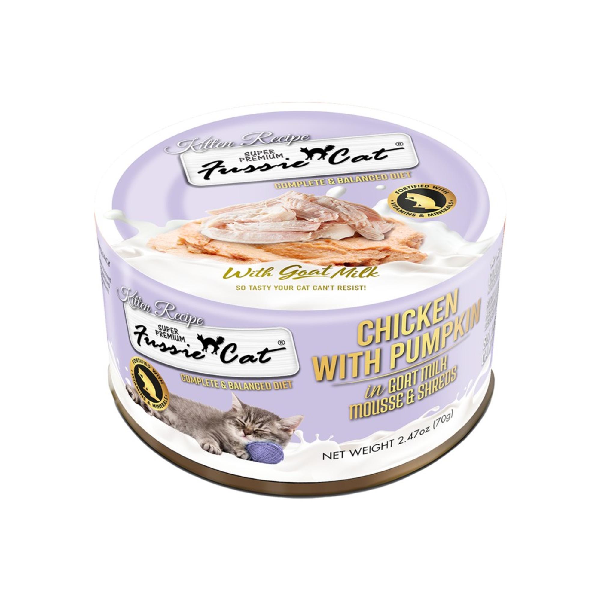 Chicken with Pumpkin in Goat Milk Mousse & Shreds Kitten Recipe