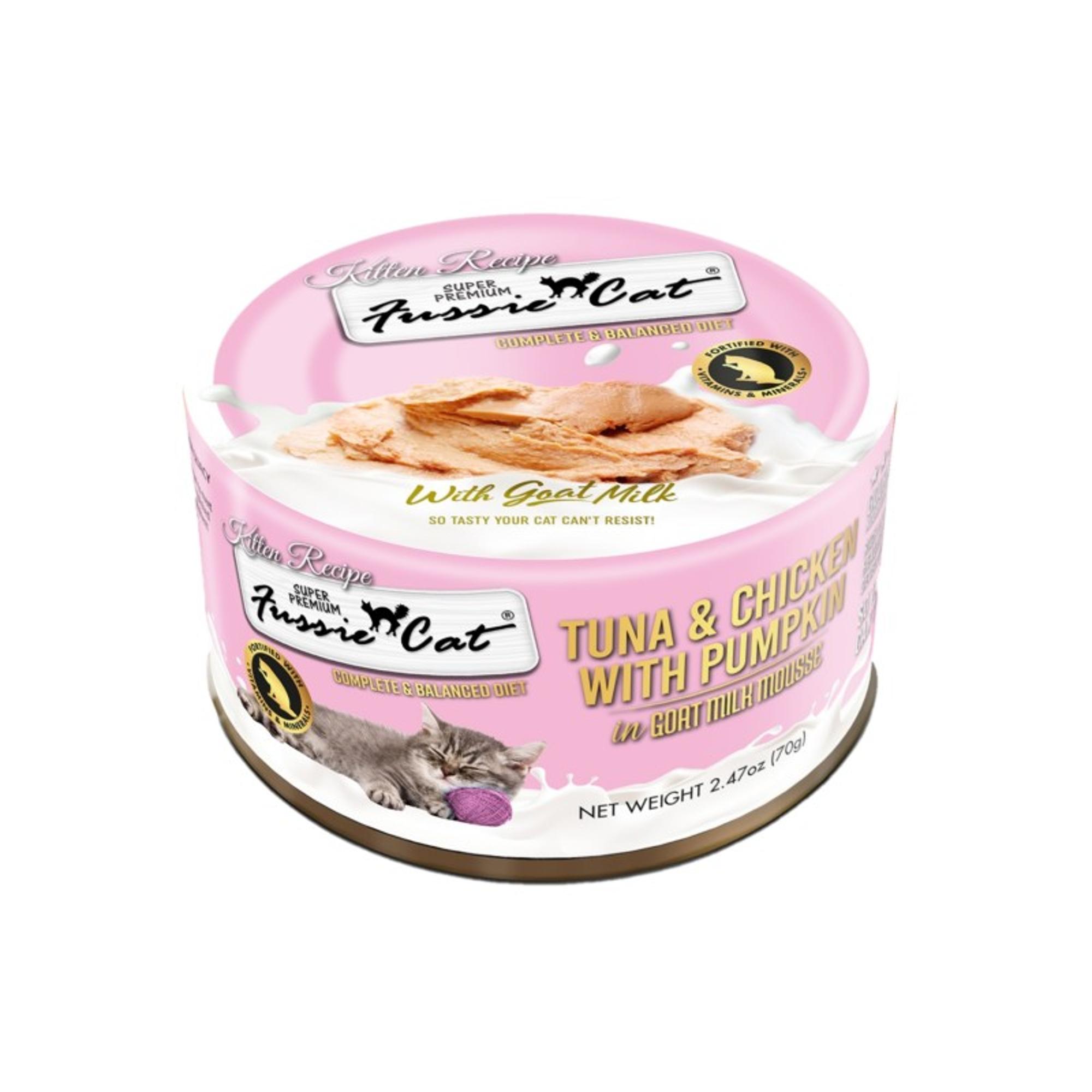 Tuna & Chicken with Pumpkin In Goat Milk Mousse Kitten Recipe