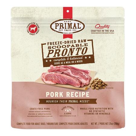 Freeze-Dried Raw Pronto Pork Recipe
